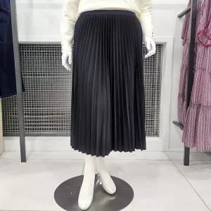 [꼼빠니아]플리츠 롱 주름 스커트 CAFW9-WQS810