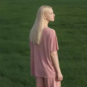 이너쿠키 모달 여름 여성 반팔 실내복 홈웨어 이지웨어 WHS6123