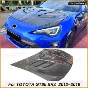본넷덕트 후드 에어덕트 토요타 GT86 스바루 BRZ 12-19 바리스 스타일 에어 인테이크 벤트 보닛 커버 바디