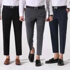 [디바옴므][디바옴므]베이직 9부 스판 슬랙스