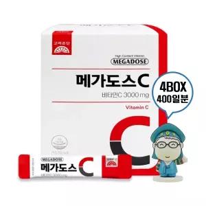고려은단 비타민C 3000 100포 고함량 면역 항산화 4박스