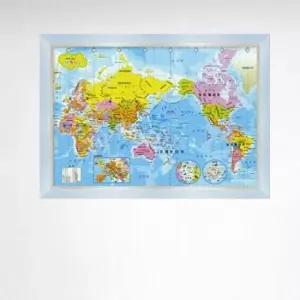1000조각퍼즐 1000피스 세계지도 한글판 직소퍼즐 액자세트
