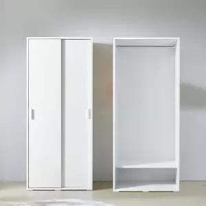 위즈W 800 슬라이딩 키큰 옷장 하부선반형 MD5416 (수도권무료)