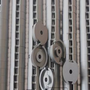 Pot Core GU18 페라이트 코어 PC40 재질 트랜스포머 추가 스켈레톤 장착