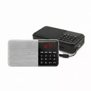 라디오 휴대미니 휴대용 미니 FM MP3 스피커 생활용