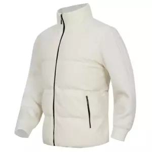 [디바옴므]코듀로이 오리털 패딩 두툼니트소매 집업 점퍼 경량 골프