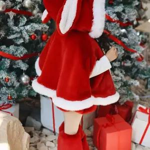 크리스마스망토 코스튬 파티 코스프레 후드 의상 망토