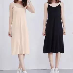 [로즈엘리](미니부터 롱까지) 부드러운 슬립 홈웨어 이너원피스 2장 2026