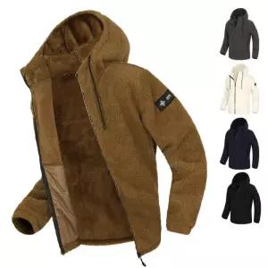 [디바옴므]양털 절개 플리스 후드 보아털 안감 자켓 점퍼 재킷 트레이닝