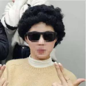 1개 블랙색상 사진 촬영 캐주얼폭탄 머리 가발 파마 뽀글 머리 가발 파티