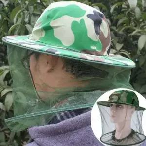 밀리터리 벌초 모자 모기장 양봉 모자 방지 방충 캠핑 낚시