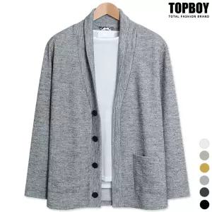 [탑보이] 슬림 숄 가디건 (LW029)