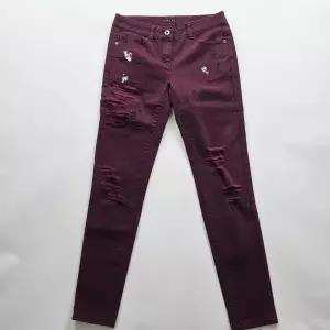 시슬리 청바지 스키니진 퍼플 스판 데님팬츠 사이즈25