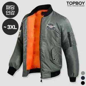 [탑보이] 플레인 패치 숏 항공점퍼 (RO052)