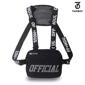 [탑보이] 스포티 텍스쳐 체스트 미니백 (BG358)