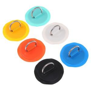 8cm11cm PVC 패드 스테인레스 스틸 D 링 패드패치 풍선 보트 패치 카약 서핑 보드 SUP 타이 다운 뗏목 고무