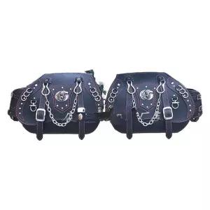 바이크 사이드백 새들백 로드 한쌍 오토바이 라이딩 백 가방 사이드 스트리트 가죽 투어링