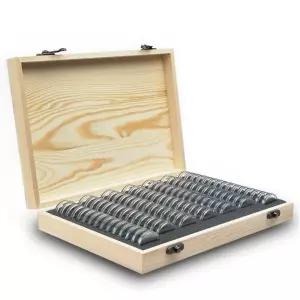 기념 수납함 동전 주화 보관함 100매 케이스 수집용 잠금 코인홀더 단일함