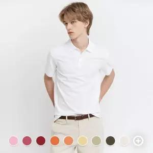 지오다노 남성 여름 반팔 PK 폴로 티셔츠 016512 205427