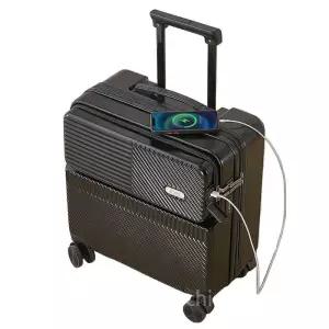 캐리어 충전용 핸드폰 파우치 1인용 기내용 핸드폰거치대 소형 비행기 usb