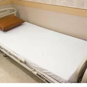 병원 요양원 입원실 병상 환자침대 끝부분 고무줄처리 흰색 백색 시트커버 카바 장애인시설