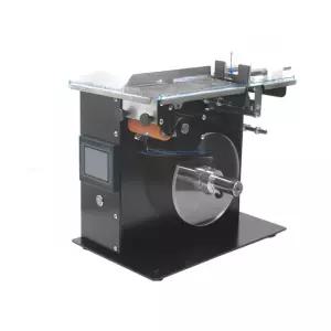 라벨 부착기 엣지 접착 박스 반자동 테두리 포장기계 실링 센서 자동화