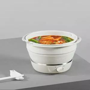 멀티 전기주전자 접이식 실리콘 캠핑 포터블 여행 듀얼포트 휴대형