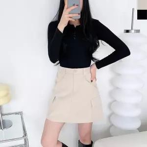 [신세계라이브쇼핑][옷자락] 여자 봄여름 카고 미니스커트 활동성 속바지