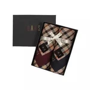 [하프클럽/닥스ACC]  DH2S002 닥스 기본체크 손수건 2매세트 2번