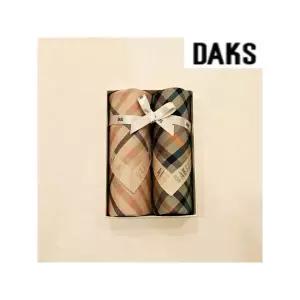 [하프클럽/닥스ACC]  DI01 닥스 남녀2매 선염 손수건 세트