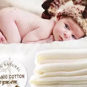 신생아 출산 준비물 오가닉 면 가제 손수건 흡수력 좋은 세면 목욕 수유 타올