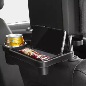 홀더 틈새 컵 뒷자석 차량용 트레이 폴딩 테이블 음료 WFLP0DA