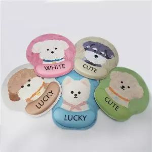 키밍 귀여운 강아지 마우스 쿠션패드 팔꿈치 받침대 매트 WFLP0M5