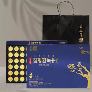 유쎌몰 침향환 녹용 골드90환 X10 김소형침향 남자50대선물