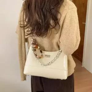 여성용 빈티지 숄더백 퀼팅 체인백 패피5