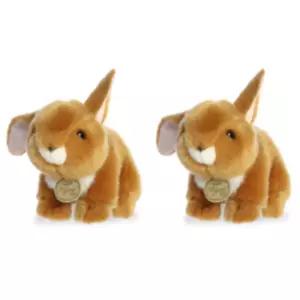 오로라월드 미요니 인형 여아 토끼 소품 진저 소 X2개