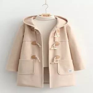 떡볶이코트 떡뽁이코트학생 따뜻한 청색 더플코트룩 티베트 베이지 S