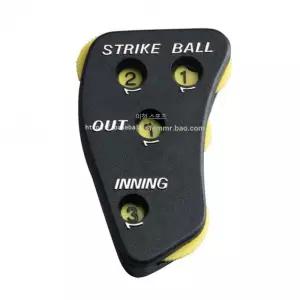 야구 심판 리모콘 읽기 점수 피치 장비 표시기 소프트볼 카운터 휴대용 다이얼 기어 카운트 야구 점수 카운