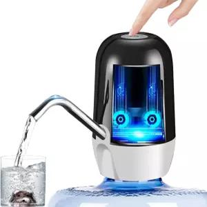 트루 듀얼 워터 펌프 5갤런 물 디스펜서 휴대용 고배터리 용량 USB 충전 저그 병 캠핑용 사용하기 쉽습니다