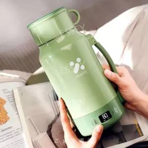 휴대용 여행 커피포트 등산 텀블러 가열식 사무실 보온컵 전기포트 대용량