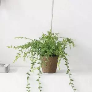 실내 인테리어 행잉플랜트 화초 미니 조화 화분 조화소품 성묘꽃