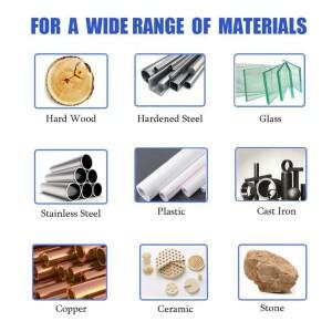AB34-2X 텅스텐 카바이드 버 더블 컷 로타리 도구 다이 그라인더 비트 1/4 인치 생크 나무 조각 금속 가공