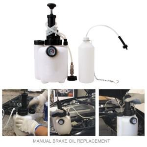 3L 자동차 브레이크 오일 포트 교체 도구 수동 블리더 교환기 클러치 펌프 오토바이용)