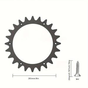 워크스 랜드로이드 잔디깎이 로봇 S/M 플라스틱 클리트 205mm 트랙션 휠 미끄럼 방지