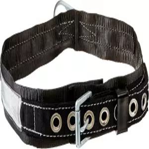 밀러 하니웰 안전 제품 3NA/XLBK 싱글 D링 바디 벨트 13/4인치 웨빙 및 3인치 백 패드 X대형 블랙