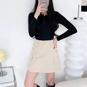 [옷자락]여자 봄여름 카고 미니스커트 활동성 속바지_P422460664