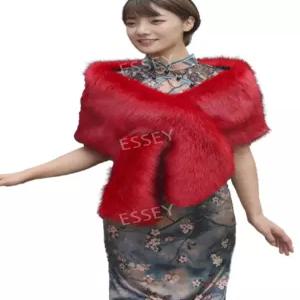 페이크퍼 숄 여성 스카프 망토 머플러