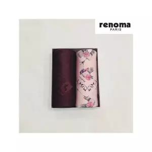 [하프클럽/닥스ACC]  RAL23 레노마 남녀혼합 2매 손수건 세트