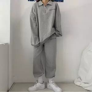 여자 2컬러 반집업 데일리 운동복 세트 (HSJ-WFGVD5M)