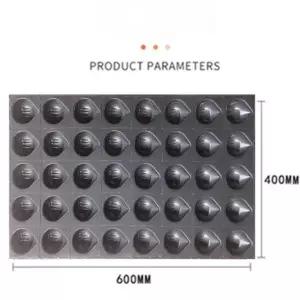 밤모양 베이킹틀 대형 업소용 몰드 마들렌 40구 실리콘 빵틀 베이킹 급식 모양 케이크